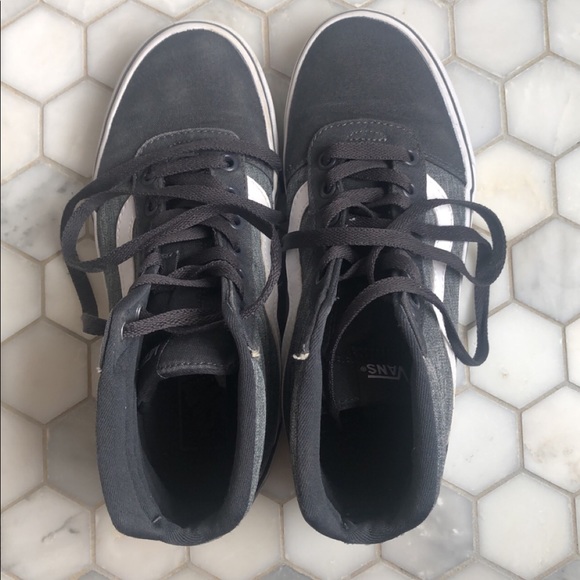 Vans Shoes - Grey High Top Vans